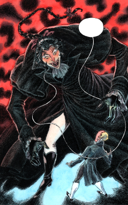 Unused graphic novel project, 2021